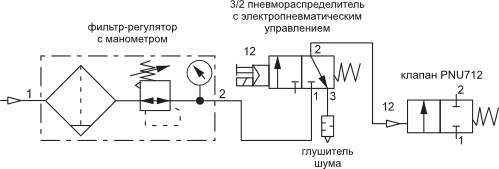 Пневмораспределители схема подключения воздуха4 Пневмораспределители схема подключения воздуха4